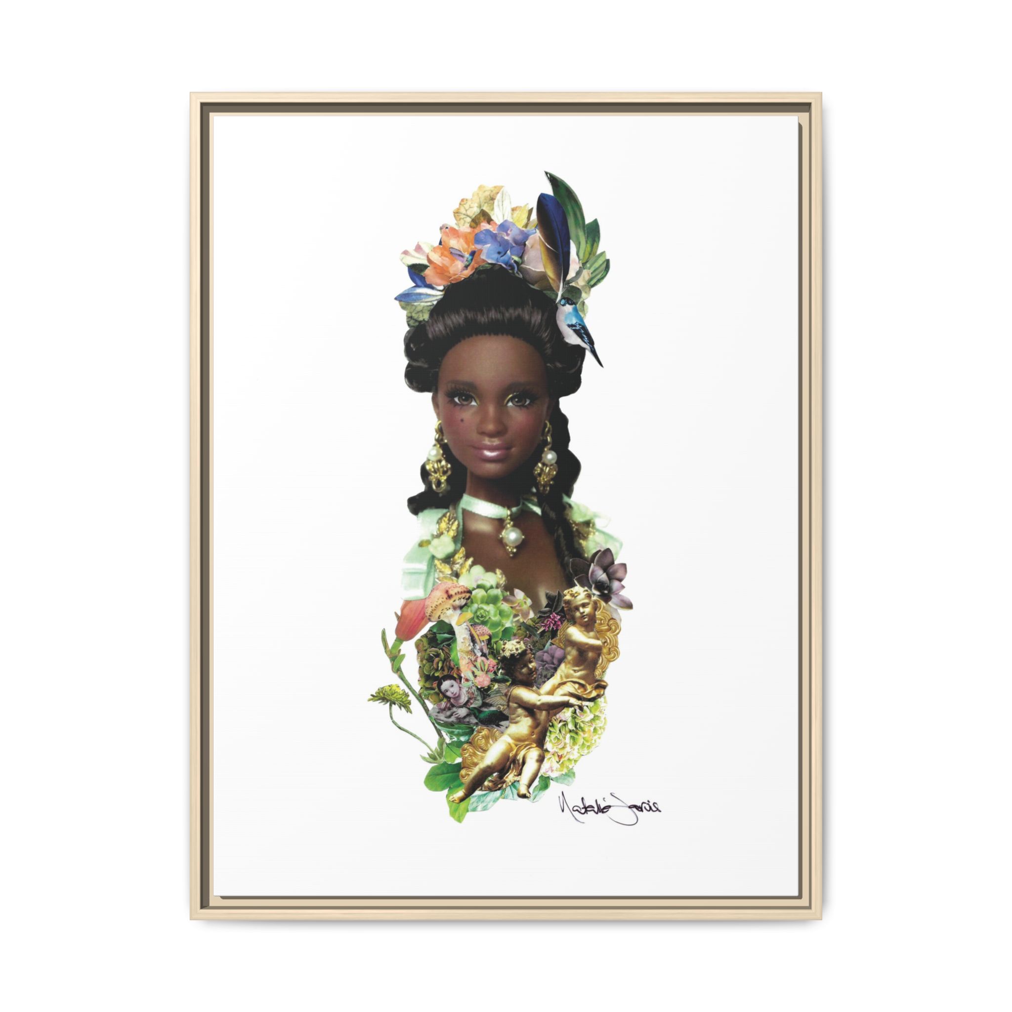 "Bridgerton Barbie" by Natalie Jarvis - Matte Canvas, Framed (Multi-color) - Image 43