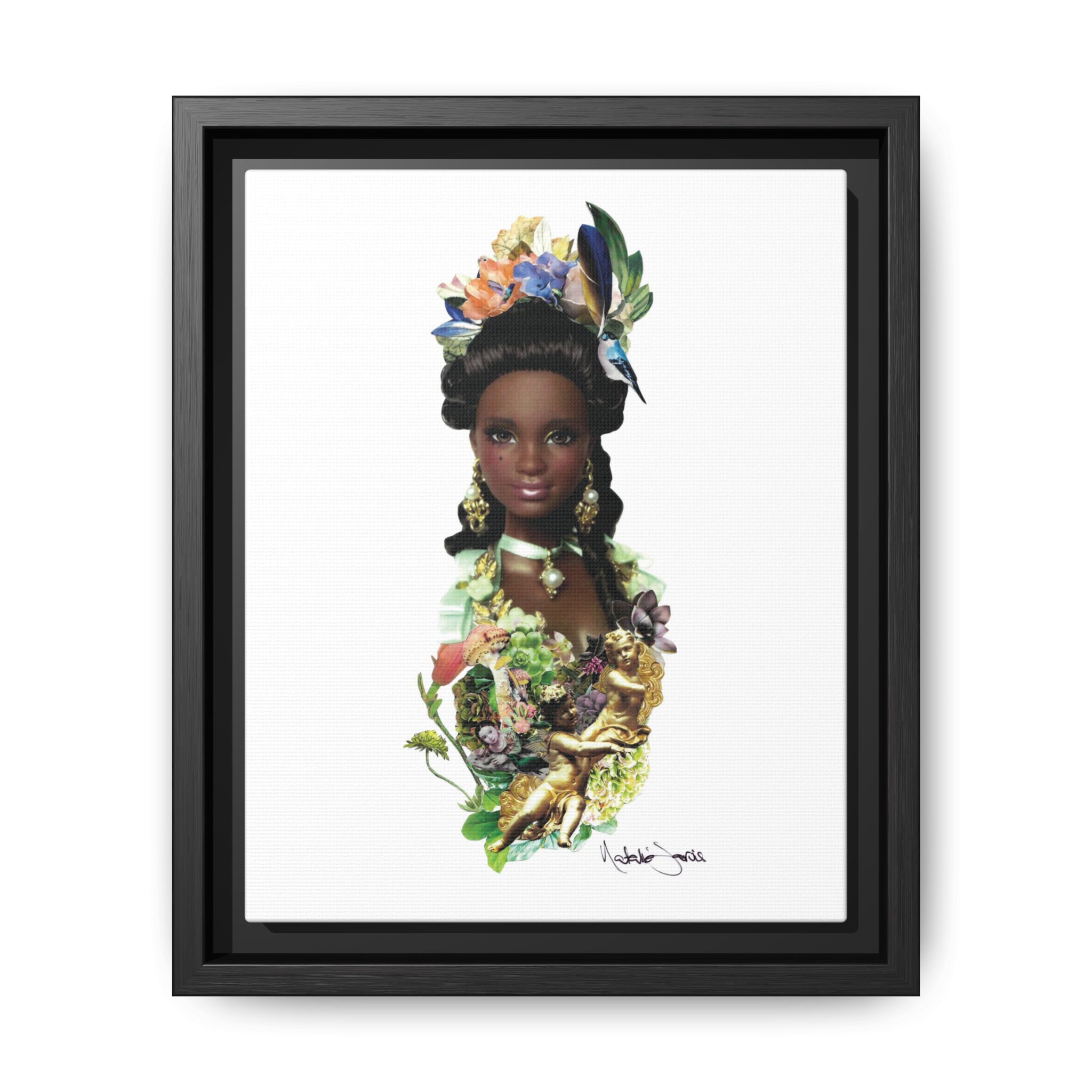 "Bridgerton Barbie" by Natalie Jarvis - Matte Canvas, Framed (Multi-color) - Image 30