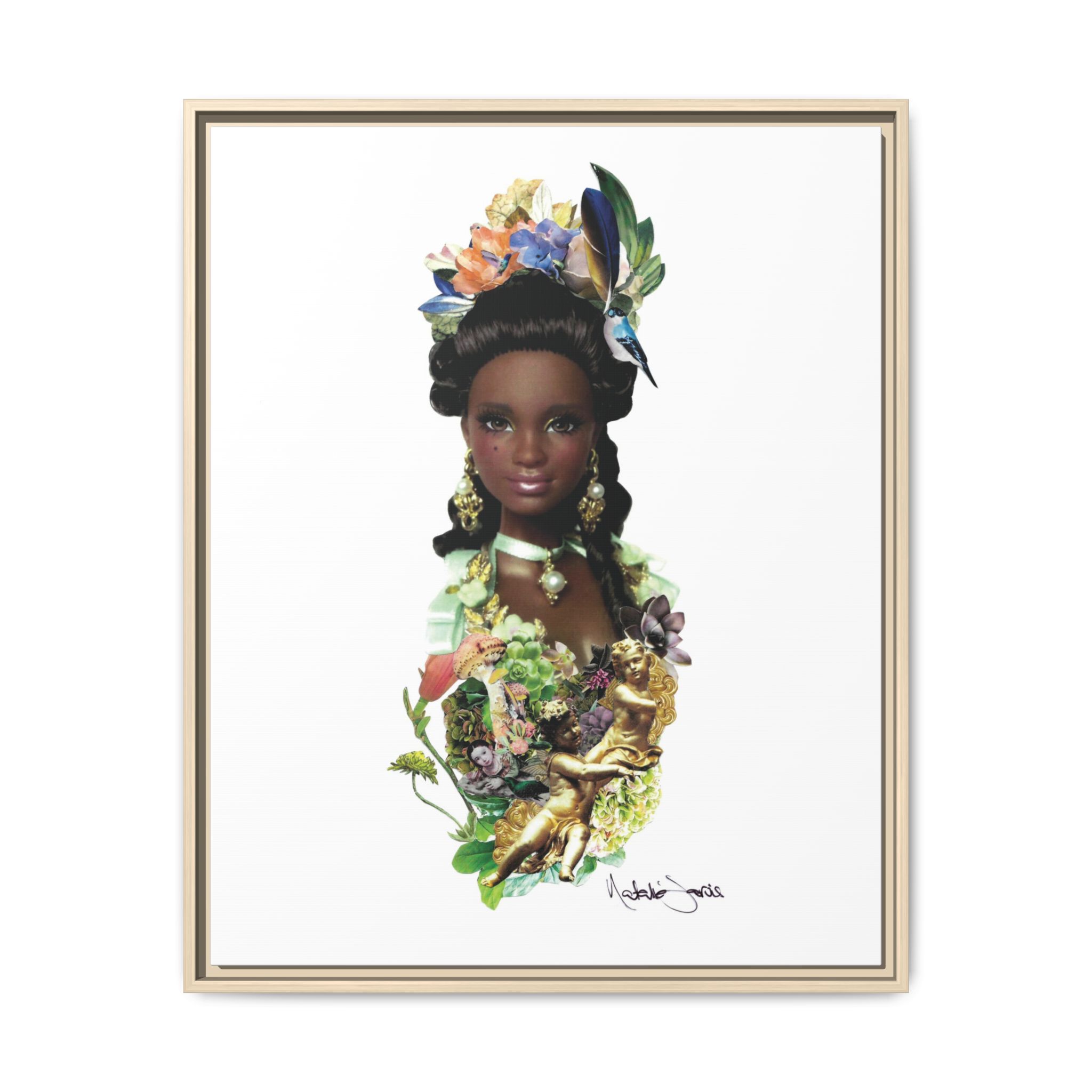 "Bridgerton Barbie" by Natalie Jarvis - Matte Canvas, Framed (Multi-color) - Image 38