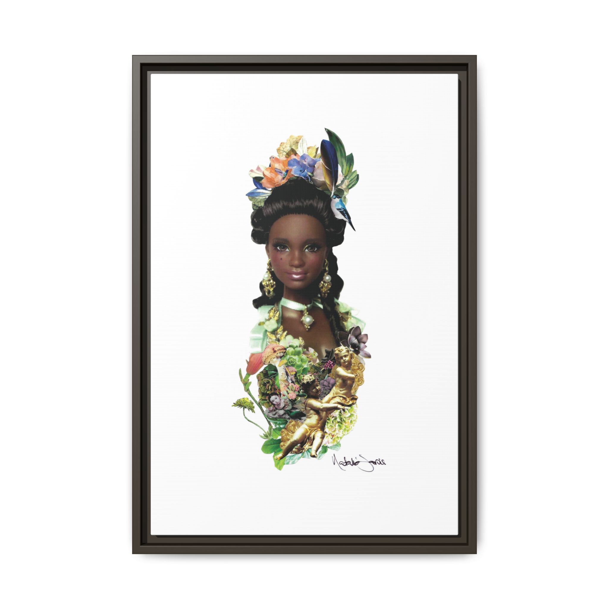 "Bridgerton Barbie" by Natalie Jarvis - Matte Canvas, Framed (Multi-color) - Image 46