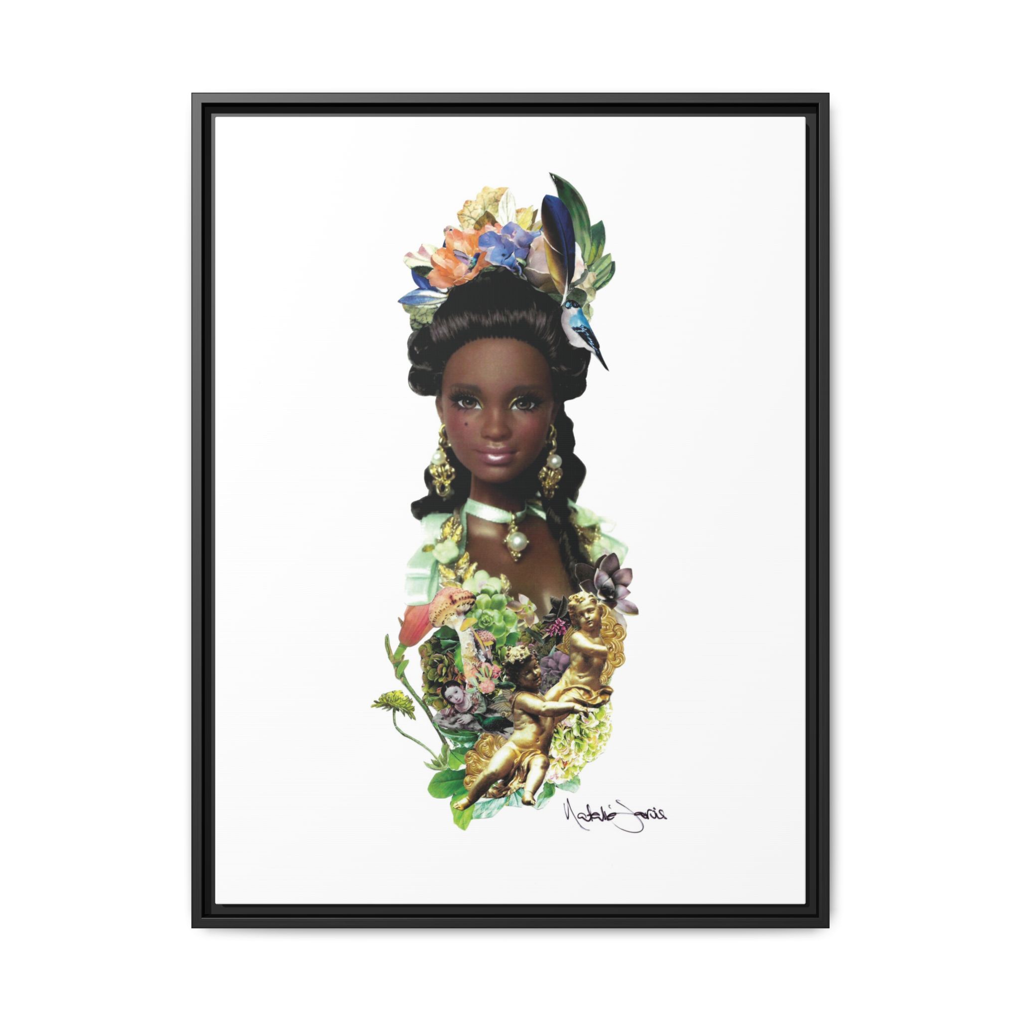"Bridgerton Barbie" by Natalie Jarvis - Matte Canvas, Framed (Multi-color) - Image 44