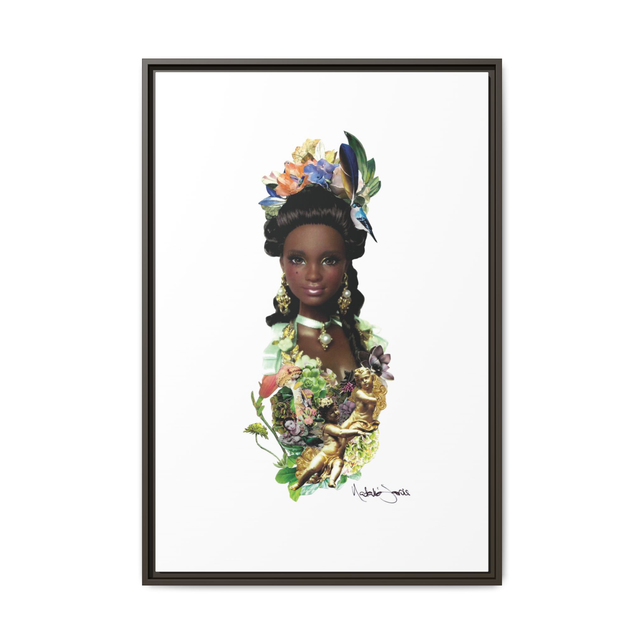 "Bridgerton Barbie" by Natalie Jarvis - Matte Canvas, Framed (Multi-color) - Image 51