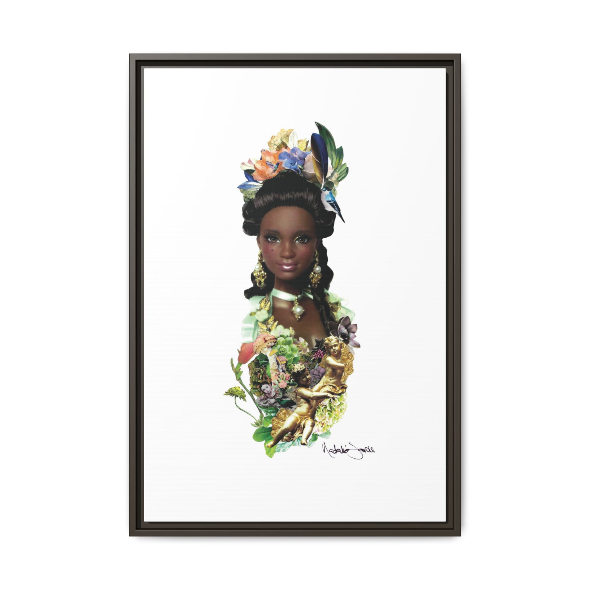 "Bridgerton Barbie" by Natalie Jarvis - Matte Canvas, Framed (Multi-color) - Image 28