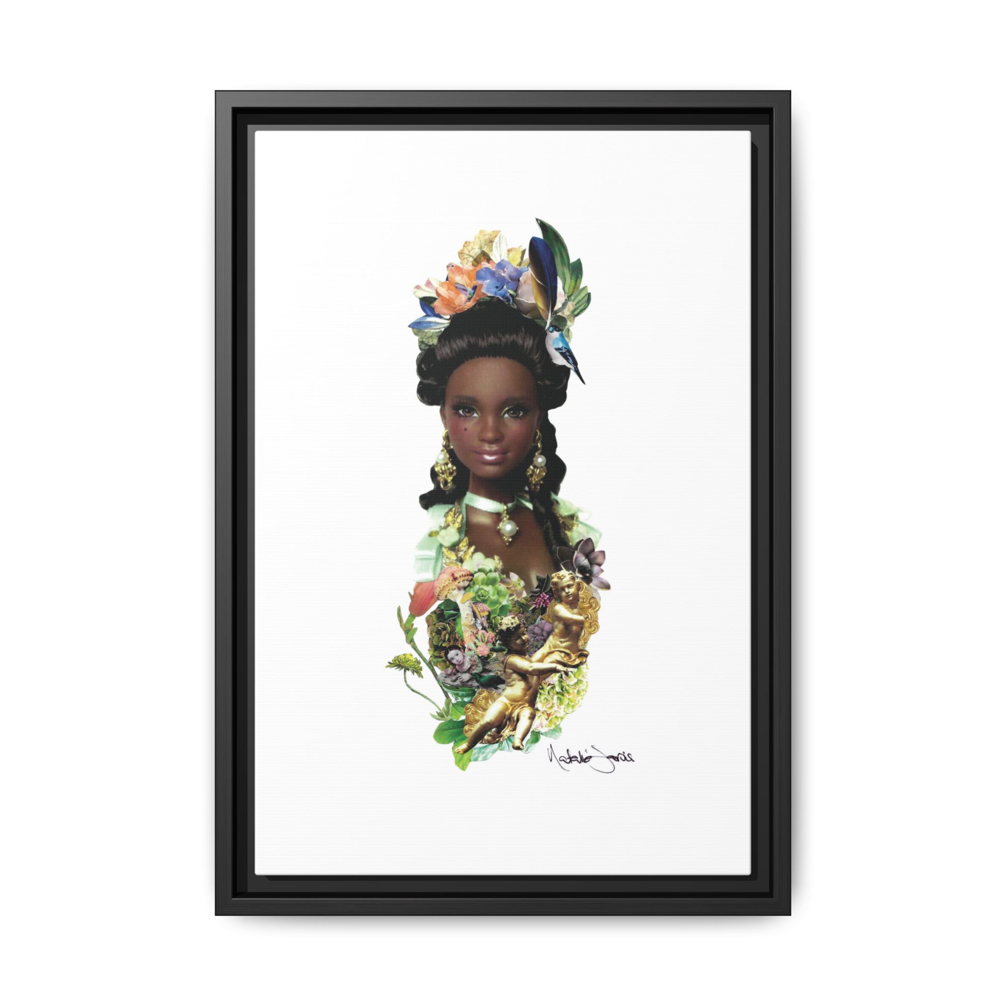 "Bridgerton Barbie" by Natalie Jarvis - Matte Canvas, Framed (Multi-color) - Image 24
