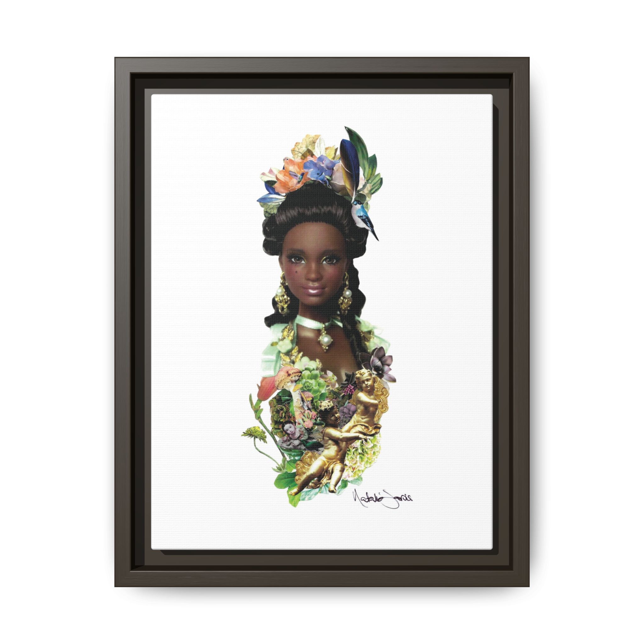 "Bridgerton Barbie" by Natalie Jarvis - Matte Canvas, Framed (Multi-color) - Image 53