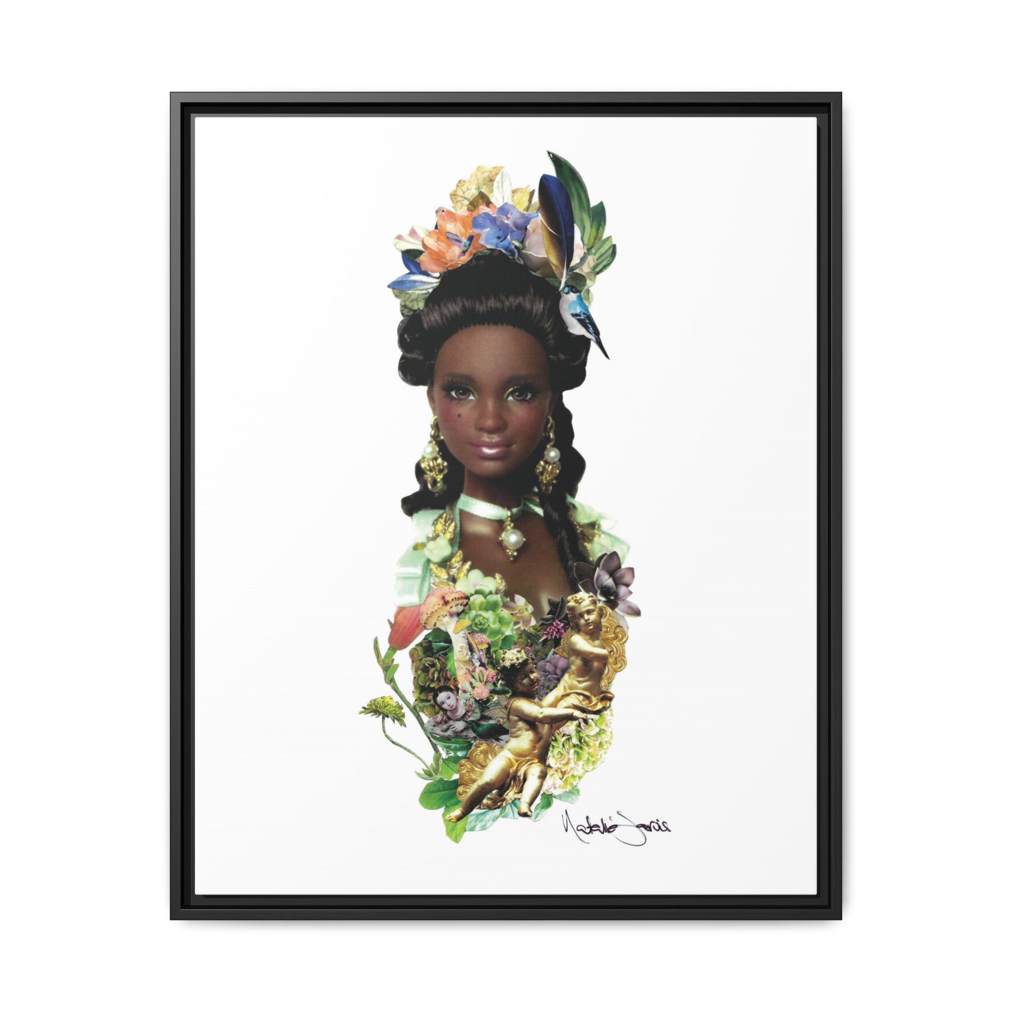 "Bridgerton Barbie" by Natalie Jarvis - Matte Canvas, Framed (Multi-color) - Image 37