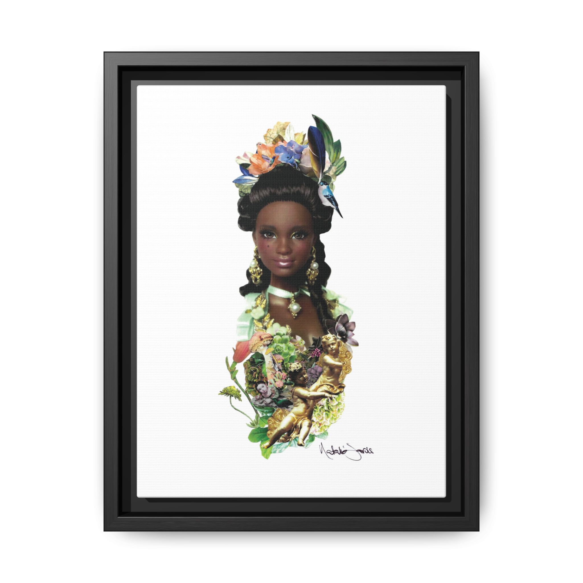 "Bridgerton Barbie" by Natalie Jarvis - Matte Canvas, Framed (Multi-color) - Image 54