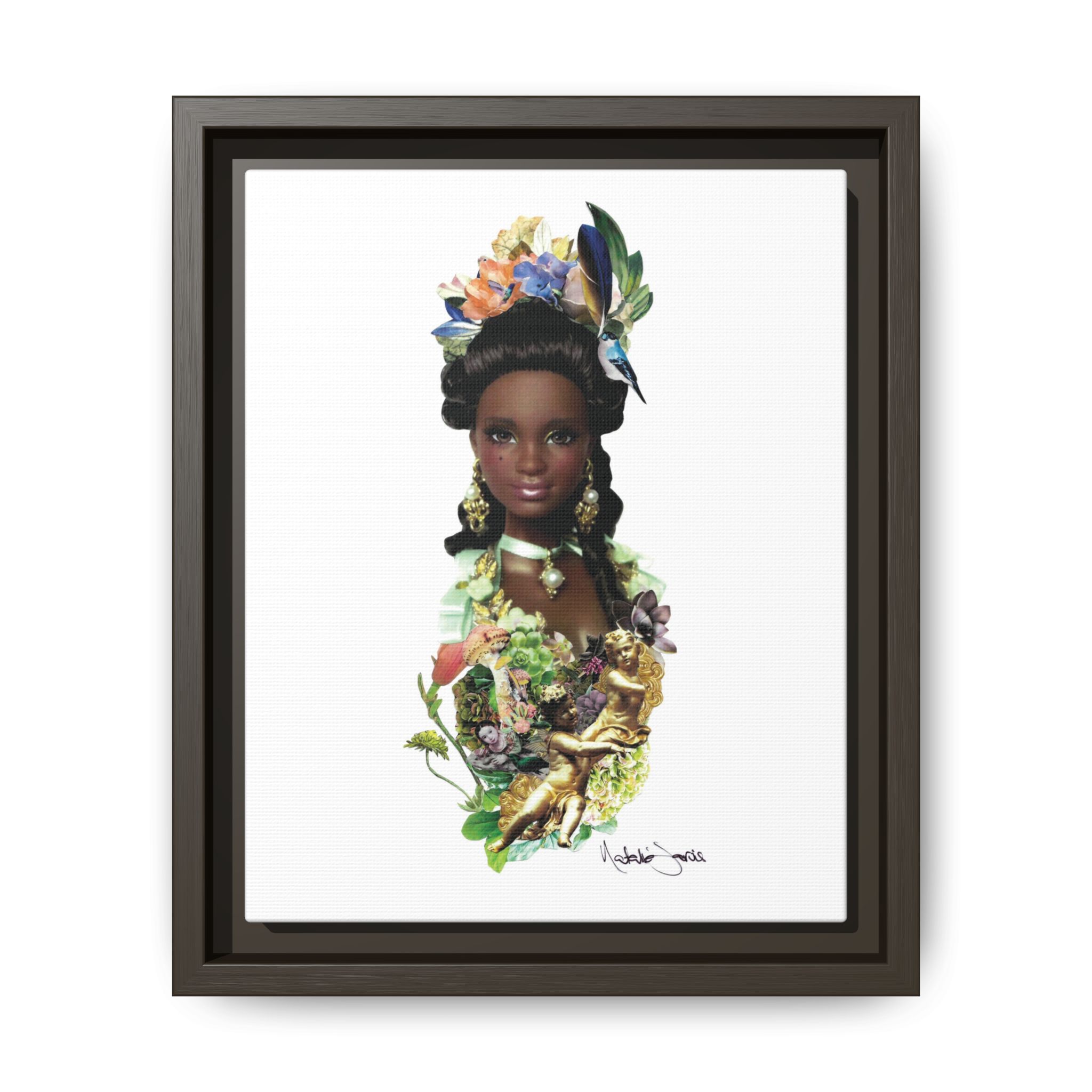 "Bridgerton Barbie" by Natalie Jarvis - Matte Canvas, Framed (Multi-color) - Image 32