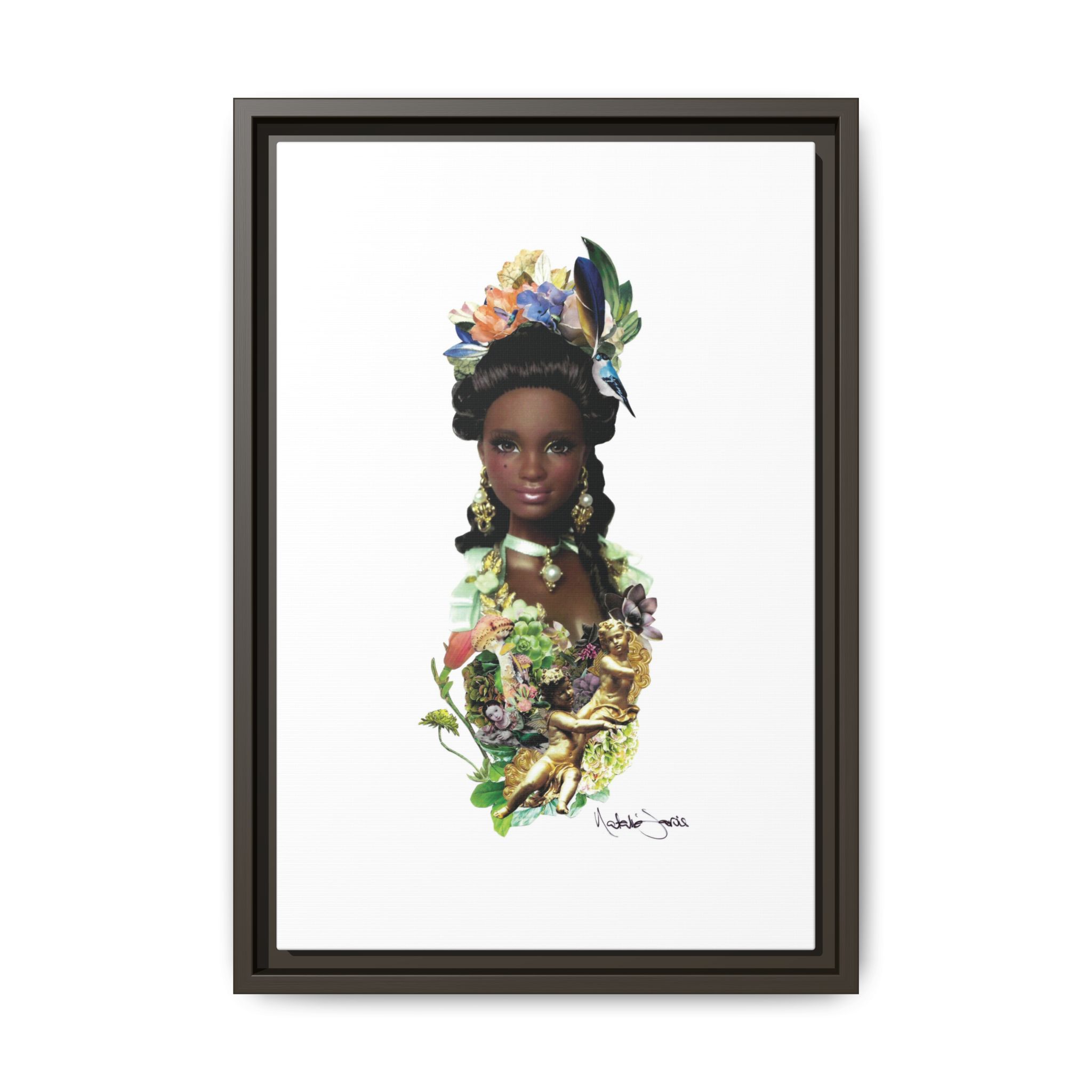 "Bridgerton Barbie" by Natalie Jarvis - Matte Canvas, Framed (Multi-color) - Image 21