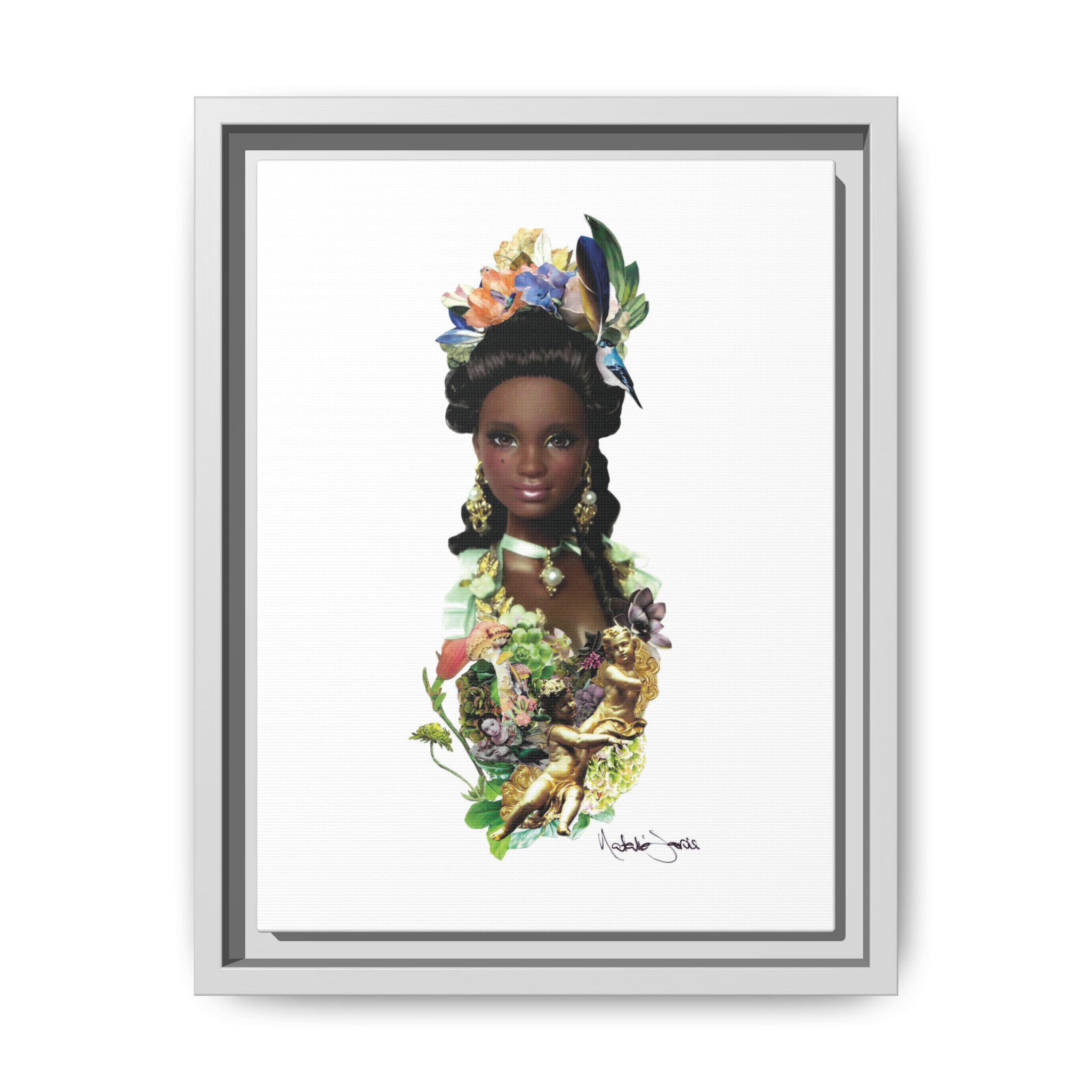 "Bridgerton Barbie" by Natalie Jarvis - Matte Canvas, Framed (Multi-color) - Image 56