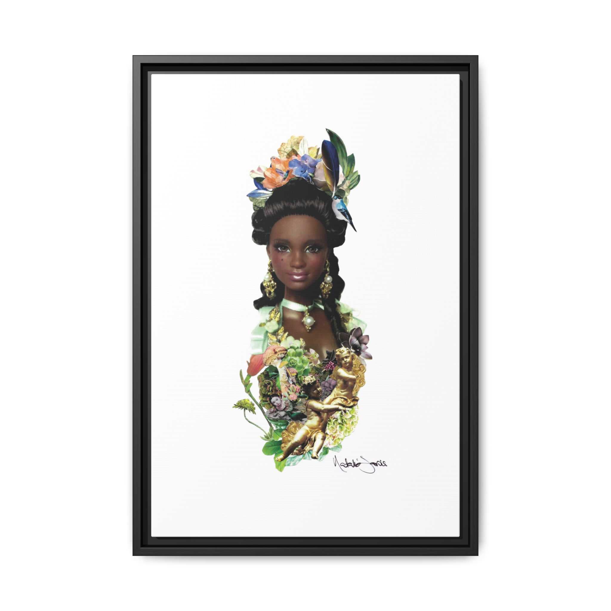 "Bridgerton Barbie" by Natalie Jarvis - Matte Canvas, Framed (Multi-color) - Image 45