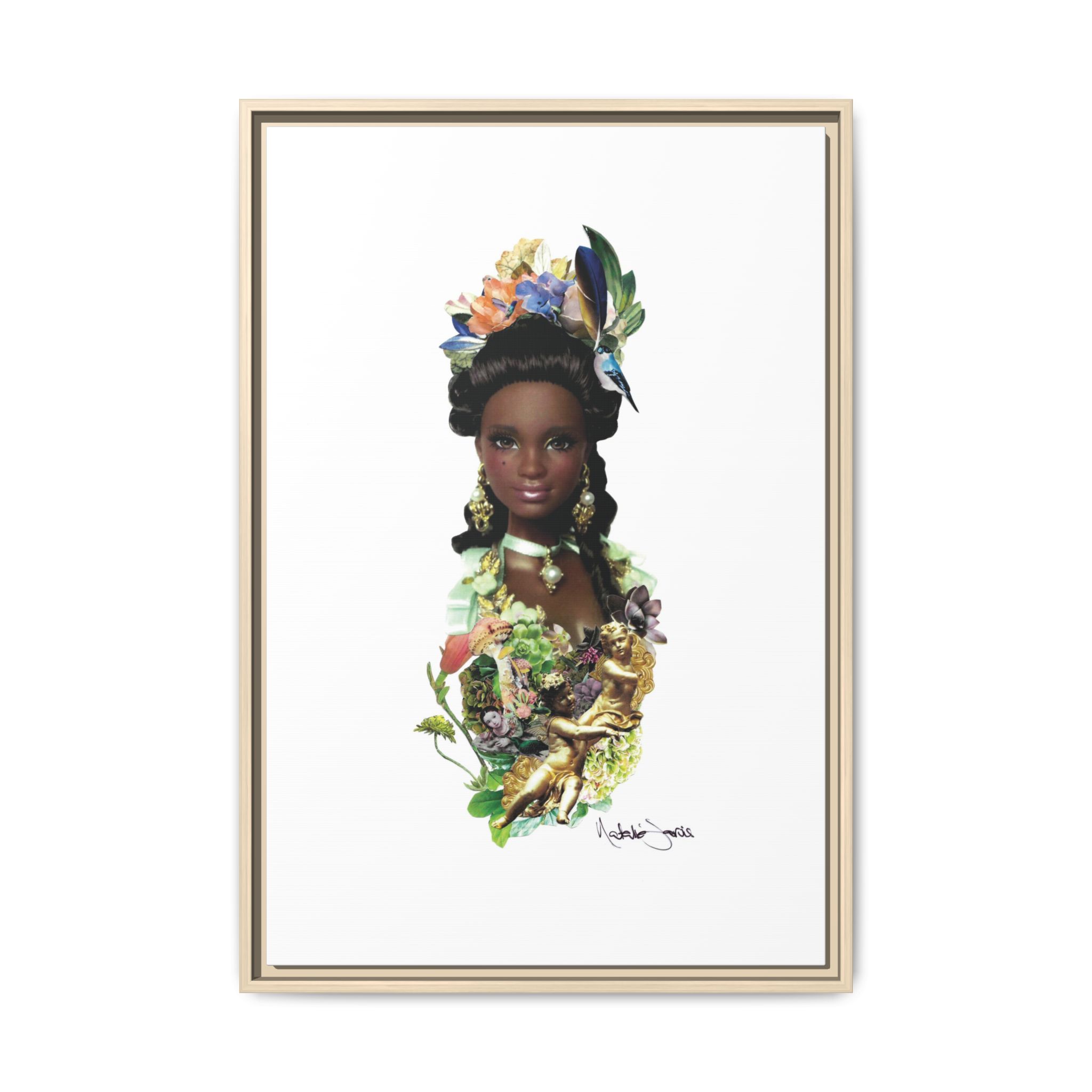 "Bridgerton Barbie" by Natalie Jarvis - Matte Canvas, Framed (Multi-color) - Image 26