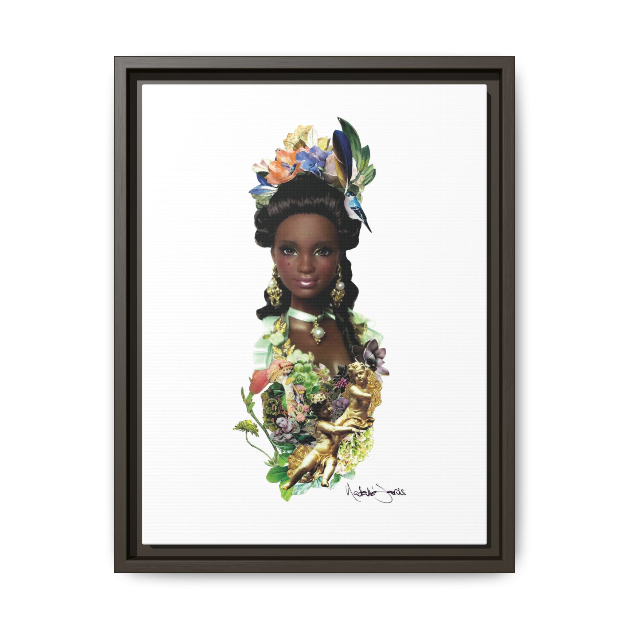 "Bridgerton Barbie" by Natalie Jarvis - Matte Canvas, Framed (Multi-color) - Image 15