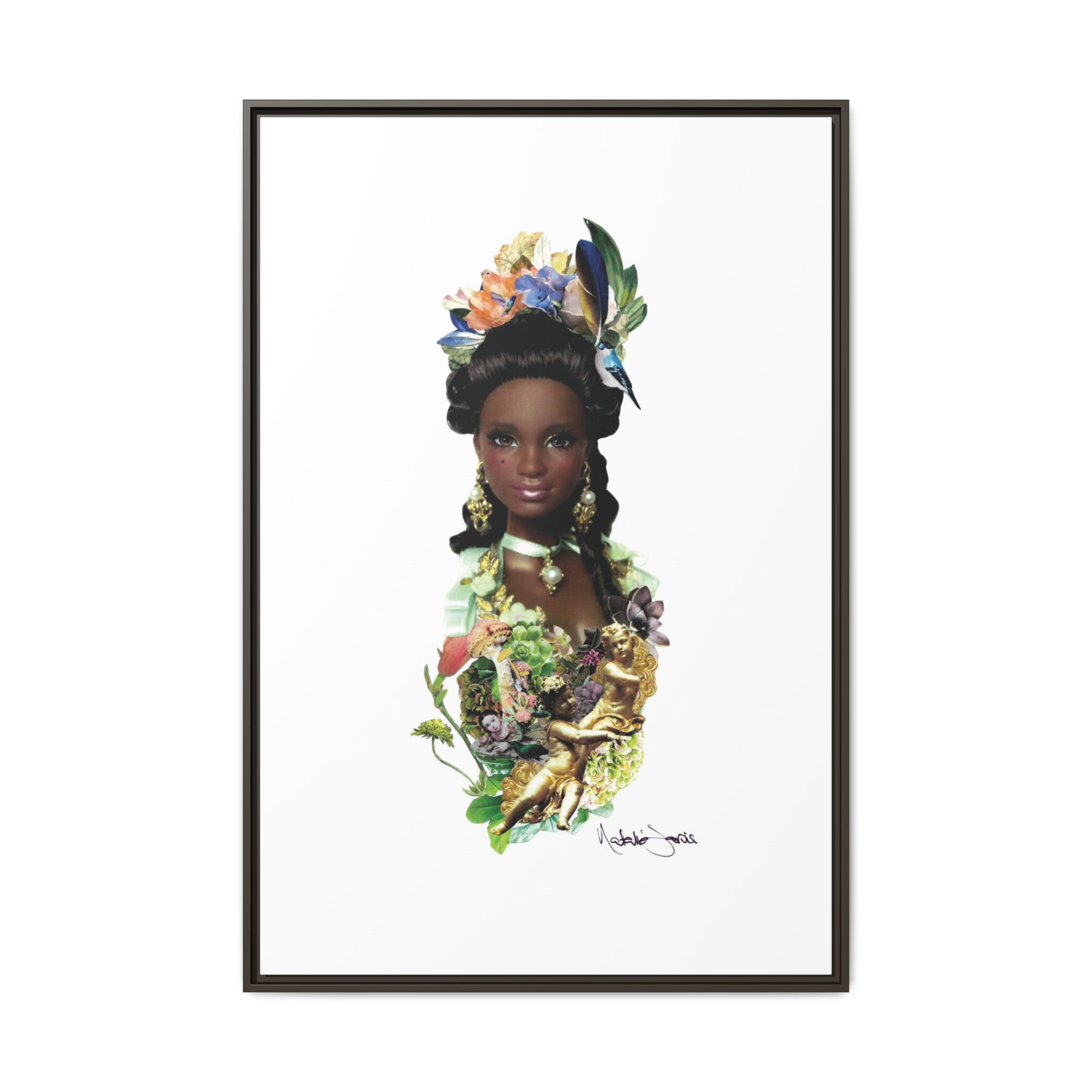 "Bridgerton Barbie" by Natalie Jarvis - Matte Canvas, Framed (Multi-color) - Image 20