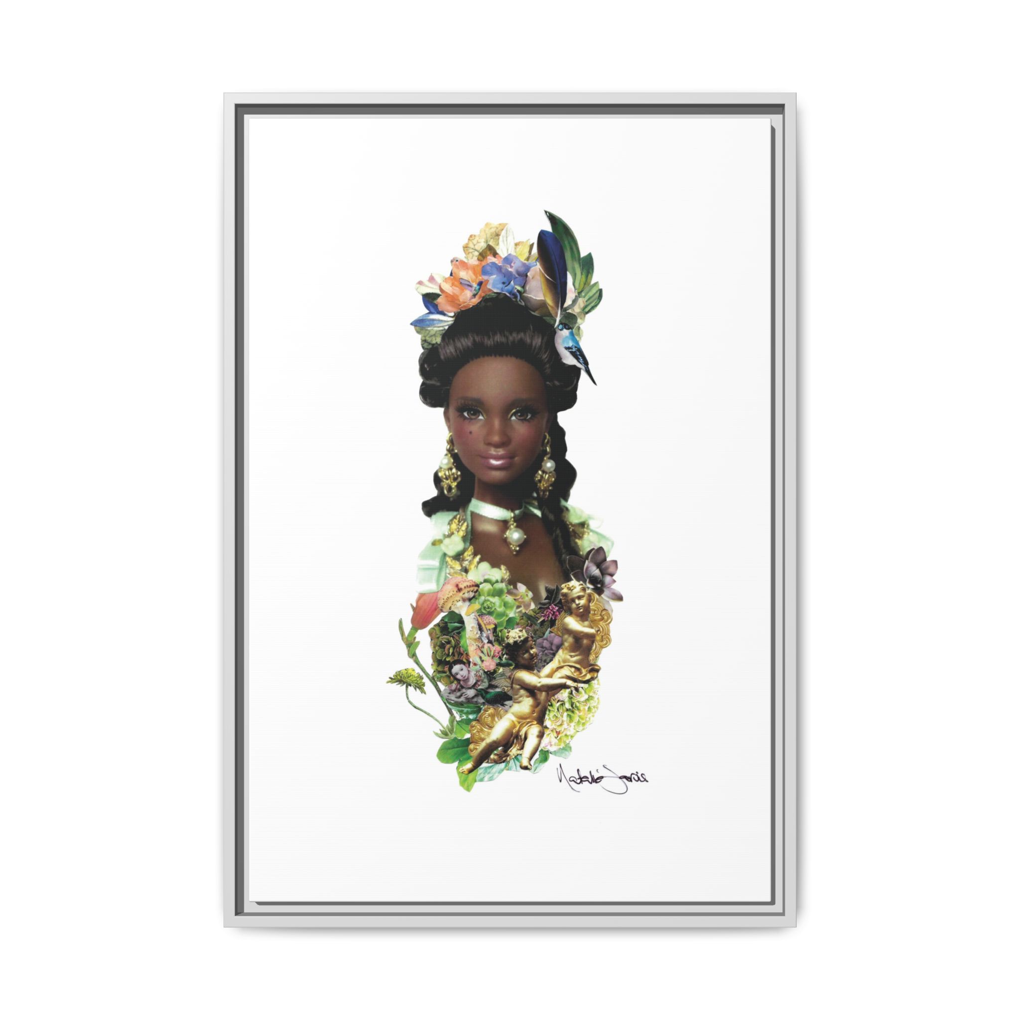 "Bridgerton Barbie" by Natalie Jarvis - Matte Canvas, Framed (Multi-color) - Image 27
