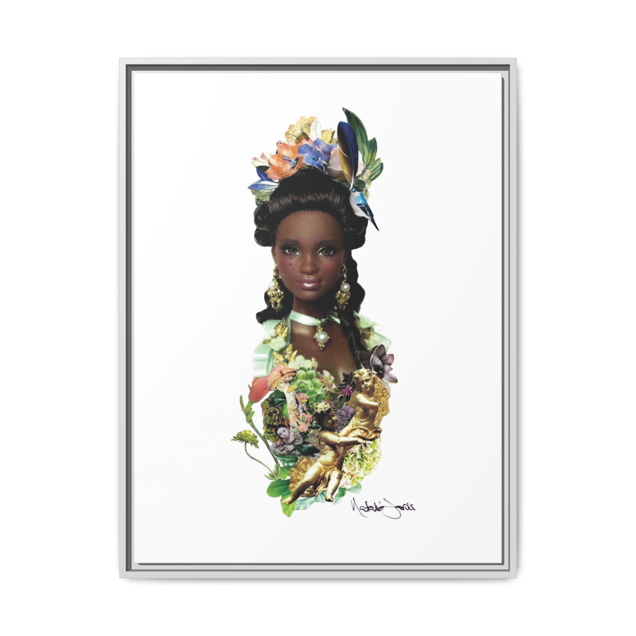 "Bridgerton Barbie" by Natalie Jarvis - Matte Canvas, Framed (Multi-color) - Image 41