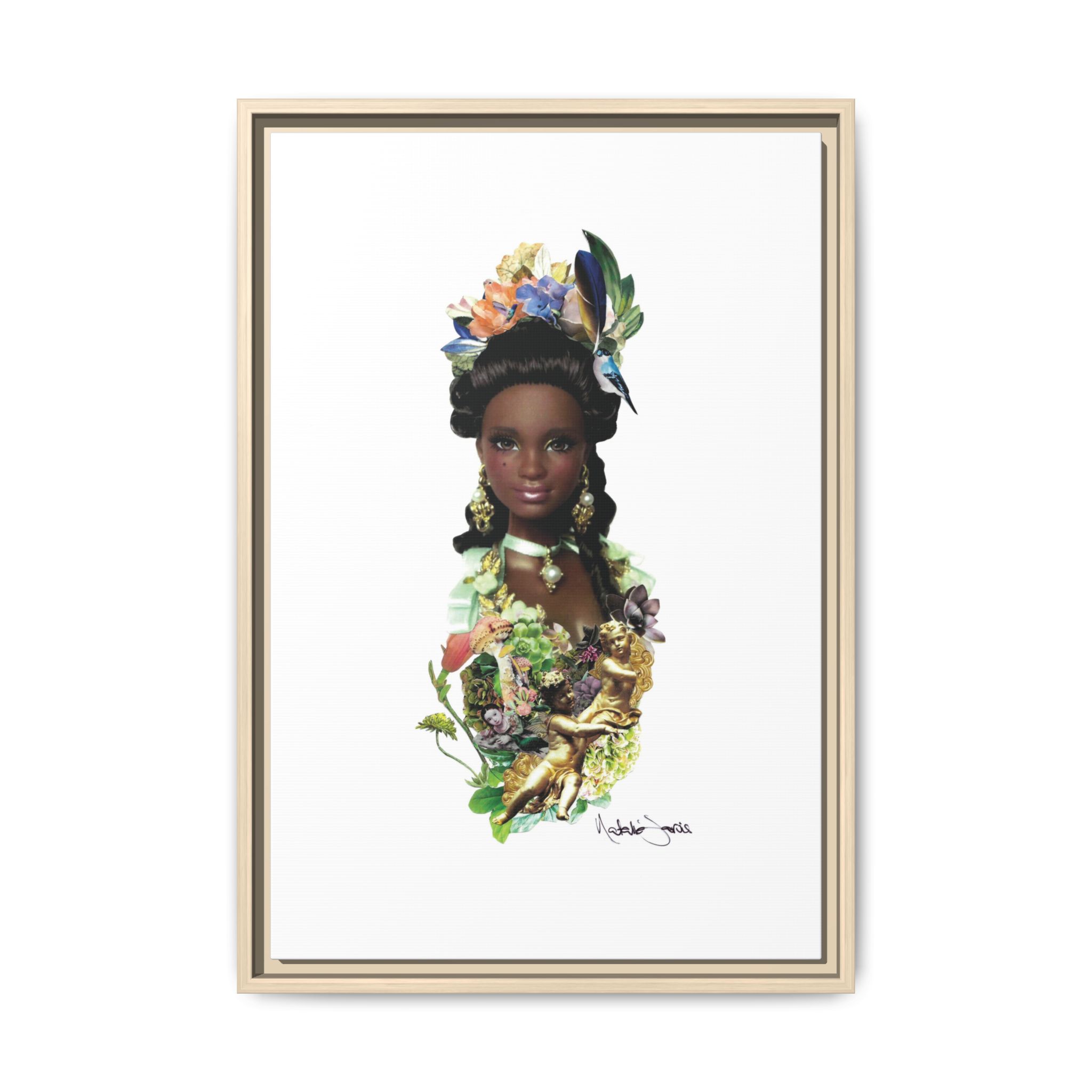 "Bridgerton Barbie" by Natalie Jarvis - Matte Canvas, Framed (Multi-color) - Image 47