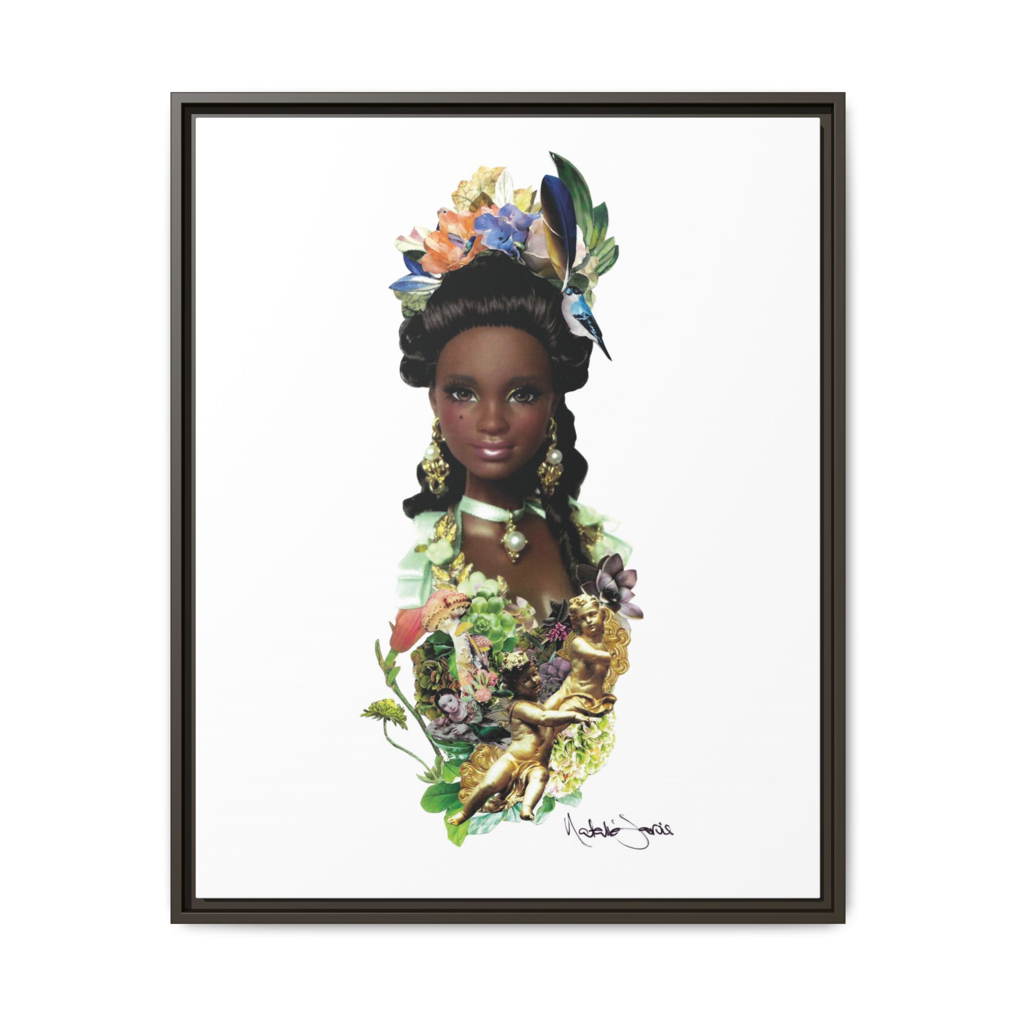 "Bridgerton Barbie" by Natalie Jarvis - Matte Canvas, Framed (Multi-color) - Image 40