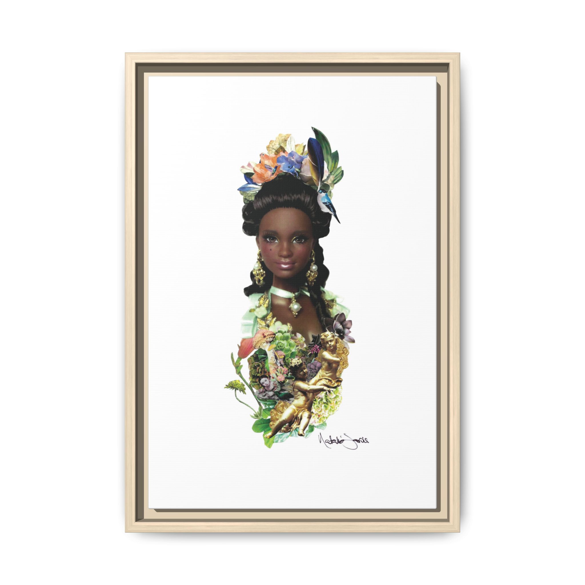 "Bridgerton Barbie" by Natalie Jarvis - Matte Canvas, Framed (Multi-color) - Image 22