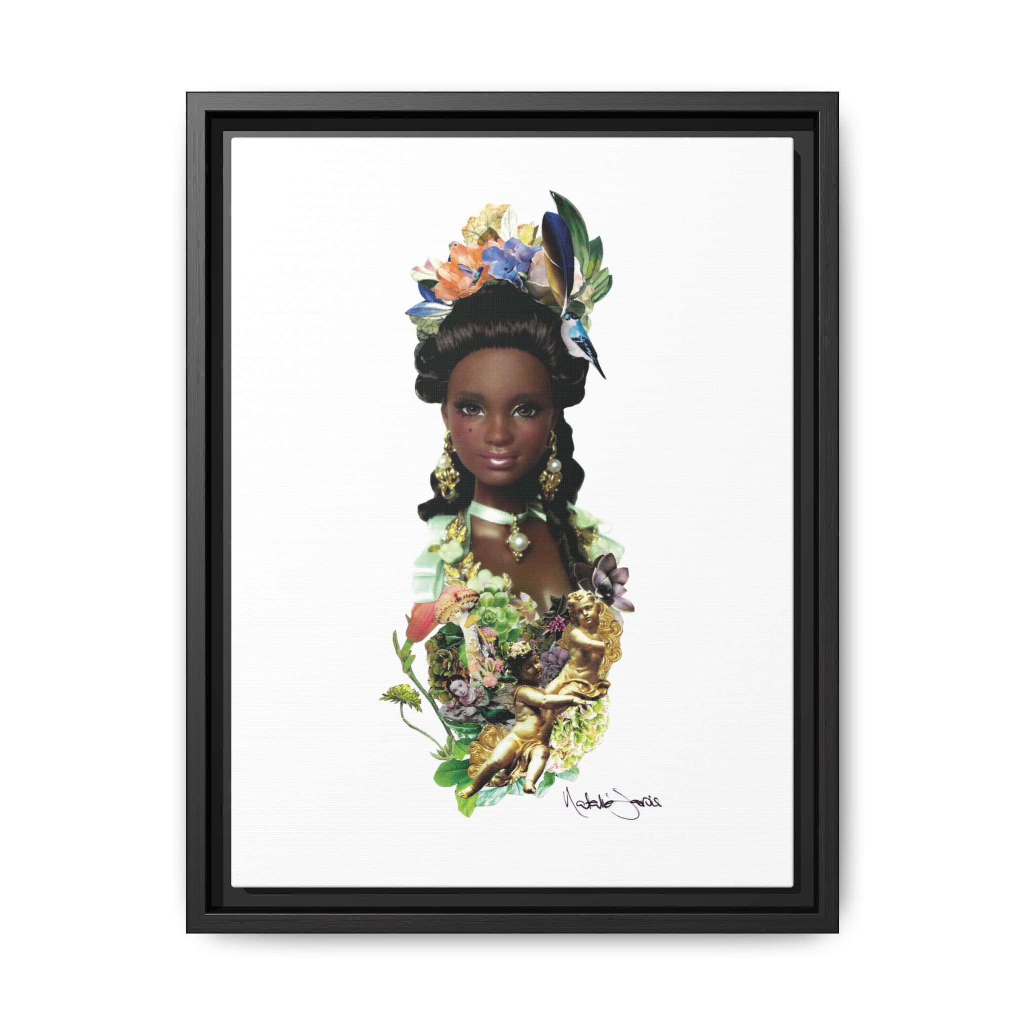 "Bridgerton Barbie" by Natalie Jarvis - Matte Canvas, Framed (Multi-color) - Image 14
