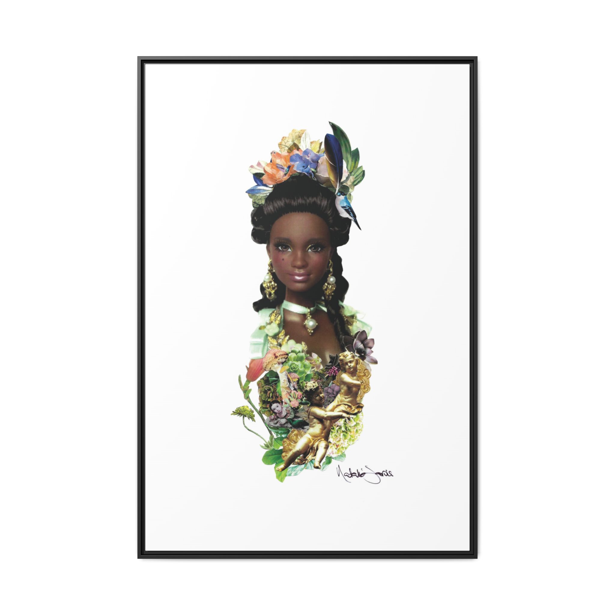 "Bridgerton Barbie" by Natalie Jarvis - Matte Canvas, Framed (Multi-color) - Image 11