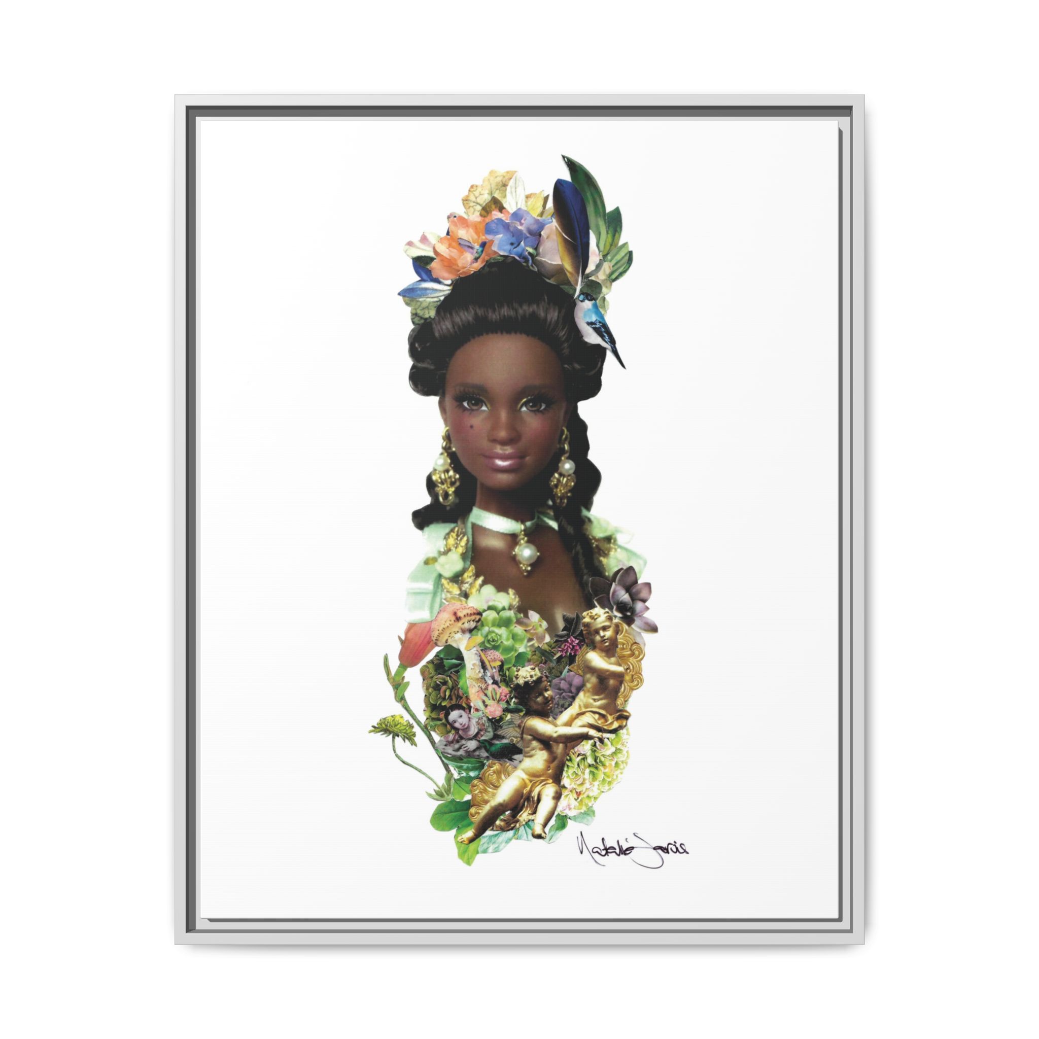 "Bridgerton Barbie" by Natalie Jarvis - Matte Canvas, Framed (Multi-color) - Image 39