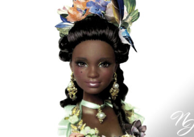 “Bridgerton Barbie” by Natalie Jarvis